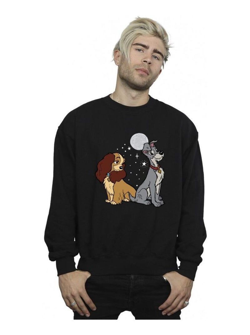 Disney - Sweat LADY AND THE TRAMP Noir - Kiabi