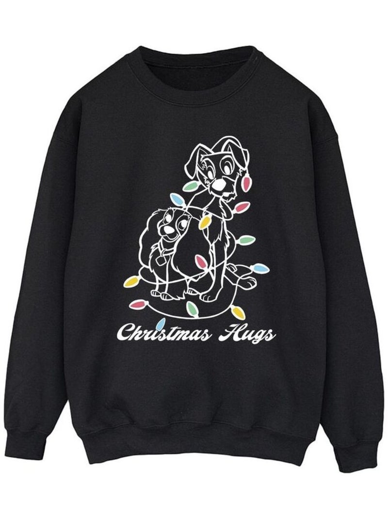 Disney - Sweat LADY AND THE TRAMP Noir - Kiabi