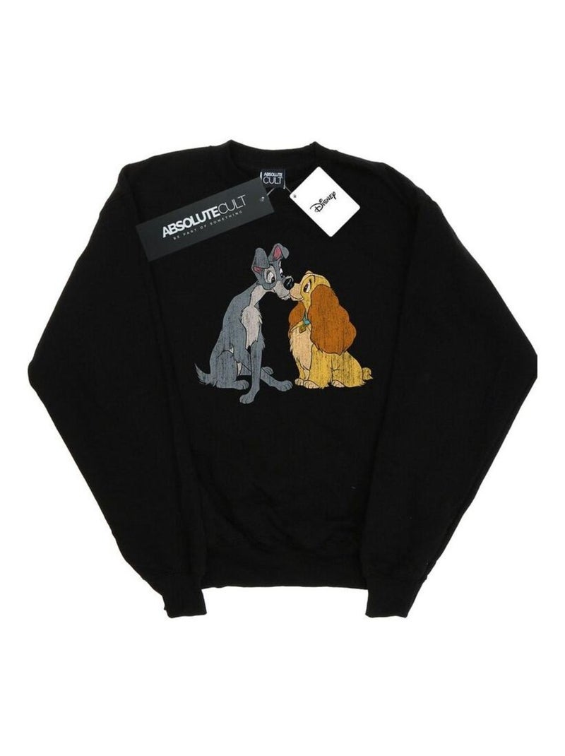 Disney - Sweat LADY AND THE TRAMP Noir - Kiabi