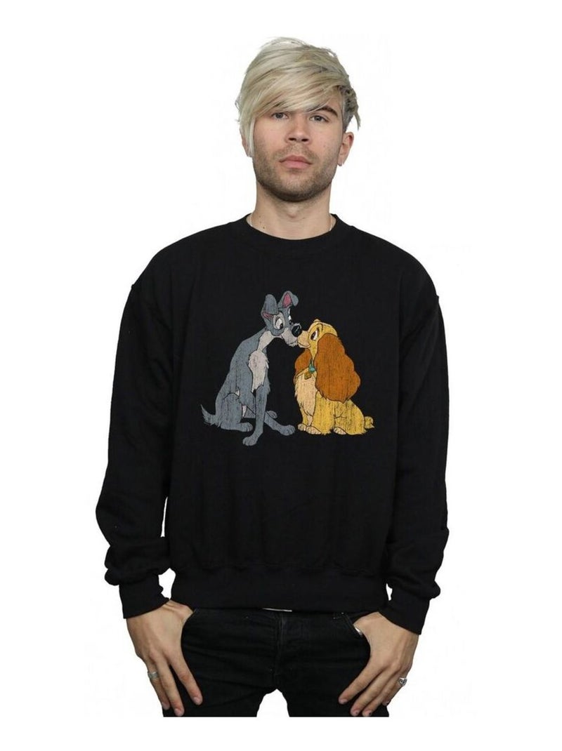 Disney - Sweat LADY AND THE TRAMP Noir - Kiabi