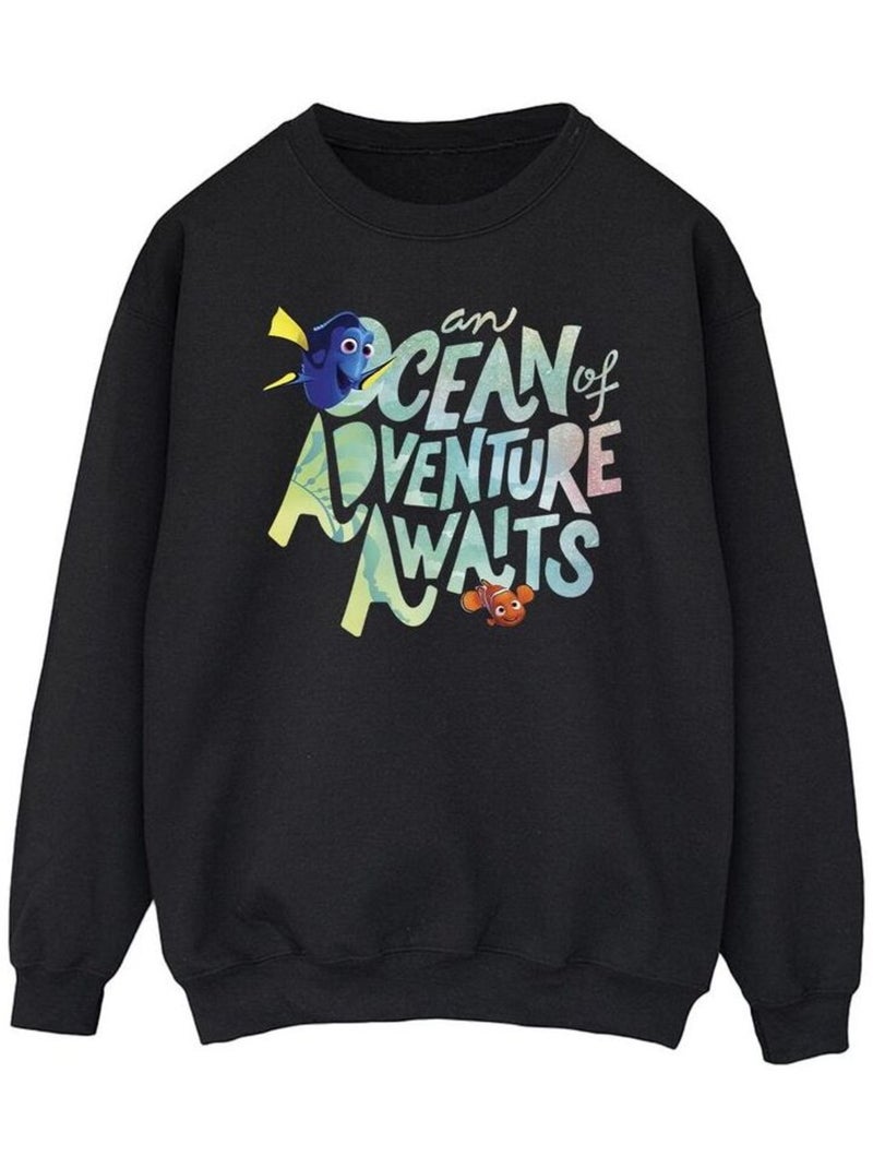 Disney - Sweat Le Monde de Dory OCEAN OF ADVENTURE Noir - Kiabi