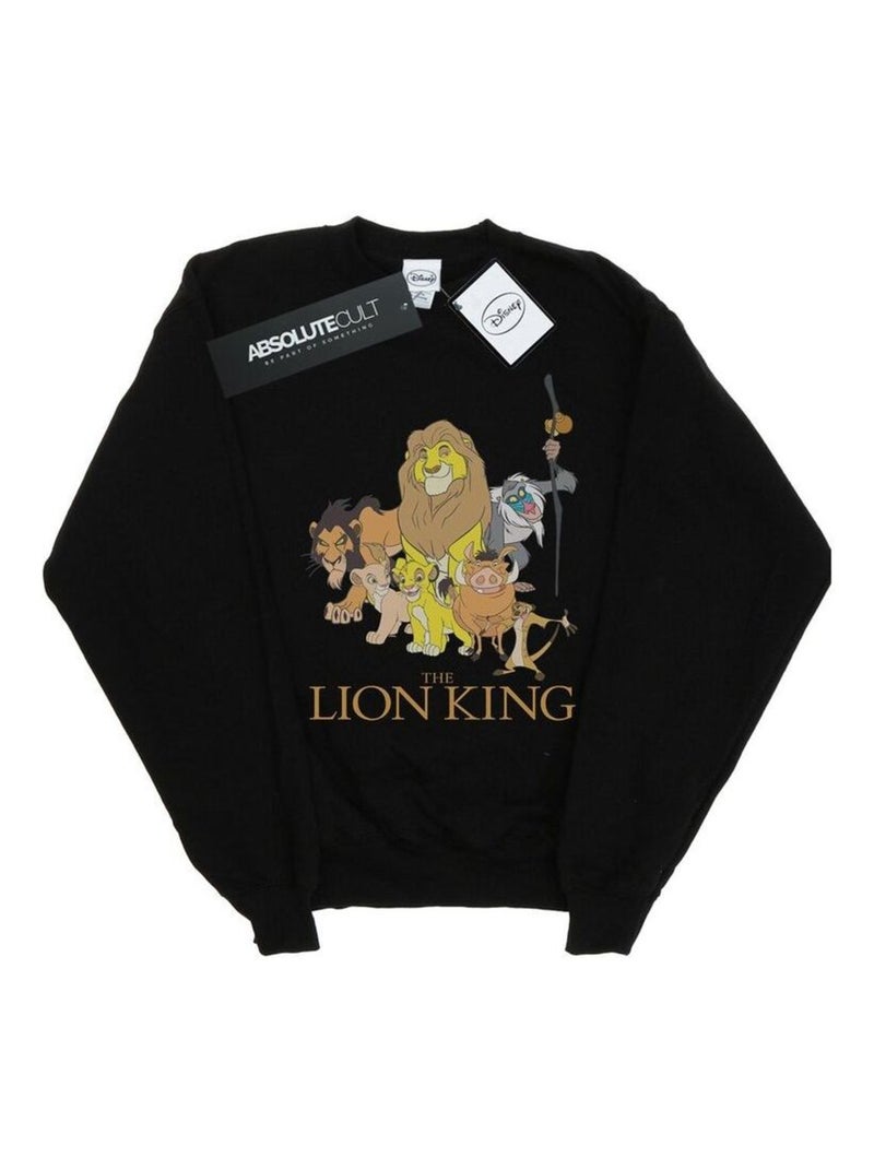Disney - Sweat Le Roi Lion Noir - Kiabi