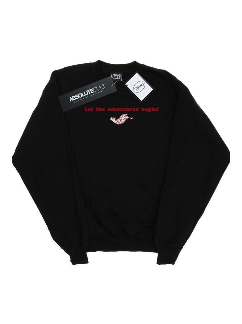 Disney - Sweat LET THE ADVENTURES BEGIN Noir - Kiabi
