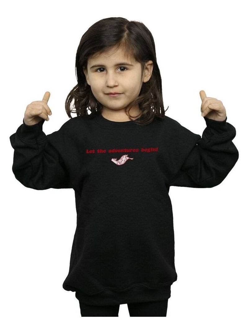 Disney - Sweat LET THE ADVENTURES BEGIN Noir - Kiabi