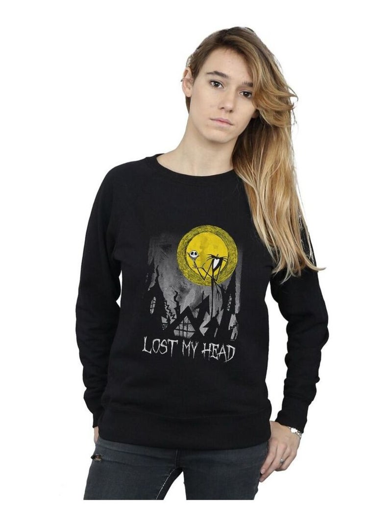 Disney - Sweat L'Étrange Noël de monsieur Jack LOST MY HEAD Noir - Kiabi