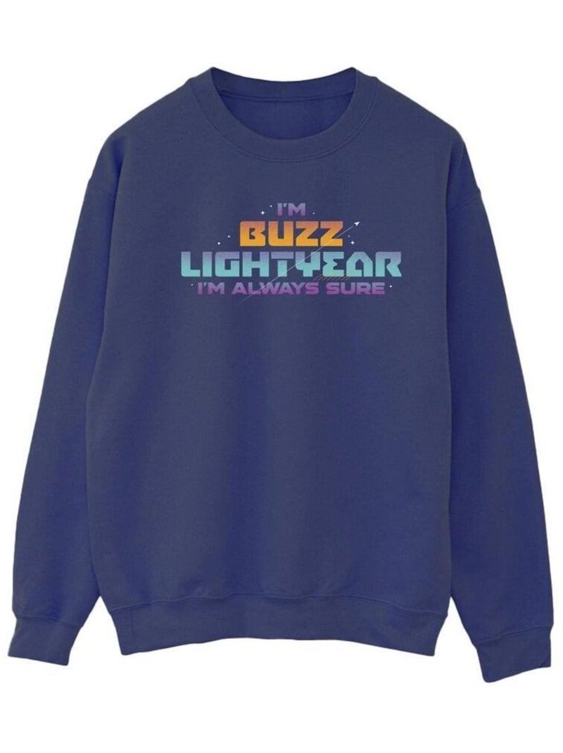 Disney - Sweat LIGHTYEAR ALWAYS SURE Bleu marine - Kiabi