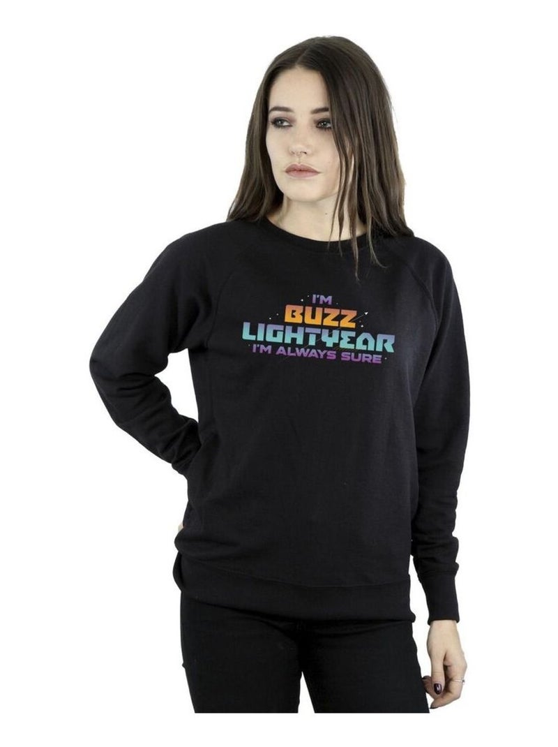 Disney - Sweat LIGHTYEAR ALWAYS SURE Noir - Kiabi