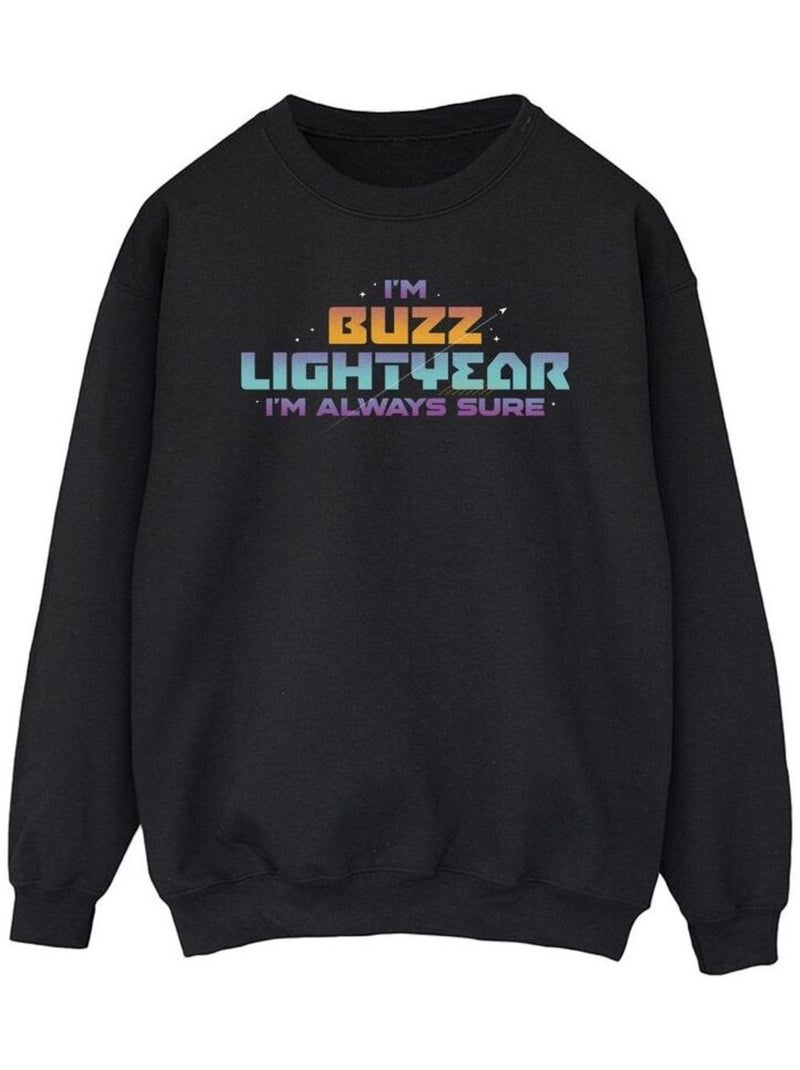 Disney - Sweat LIGHTYEAR ALWAYS SURE Noir - Kiabi