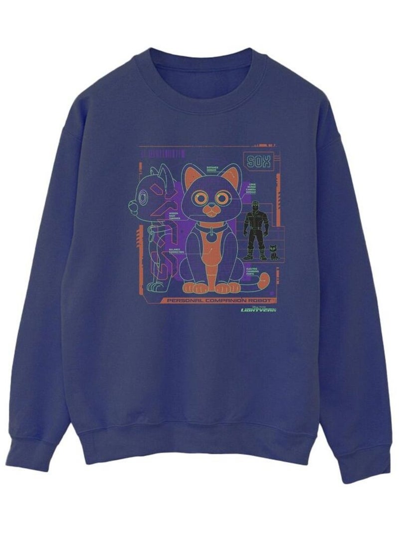 Disney - Sweat LIGHTYEAR Bleu marine - Kiabi
