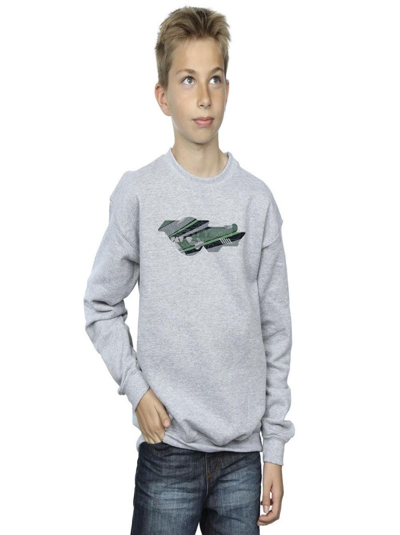 Disney - Sweat LIGHTYEAR GRAPHIC TITLE Gris chiné - Kiabi
