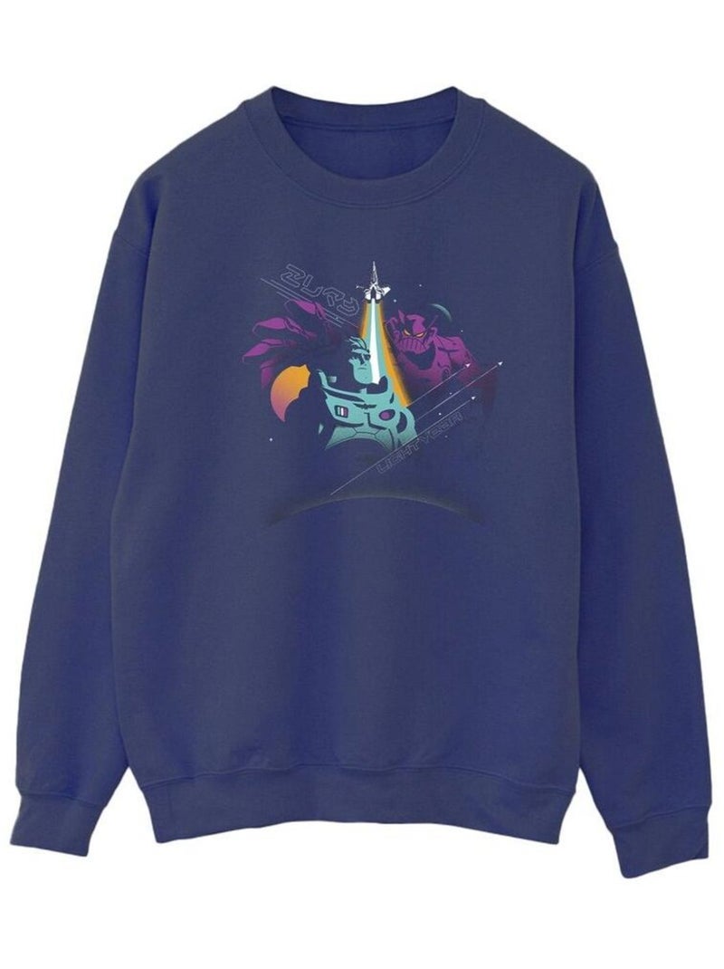 Disney - Sweat LIGHTYEAR IN SPACE Bleu marine - Kiabi