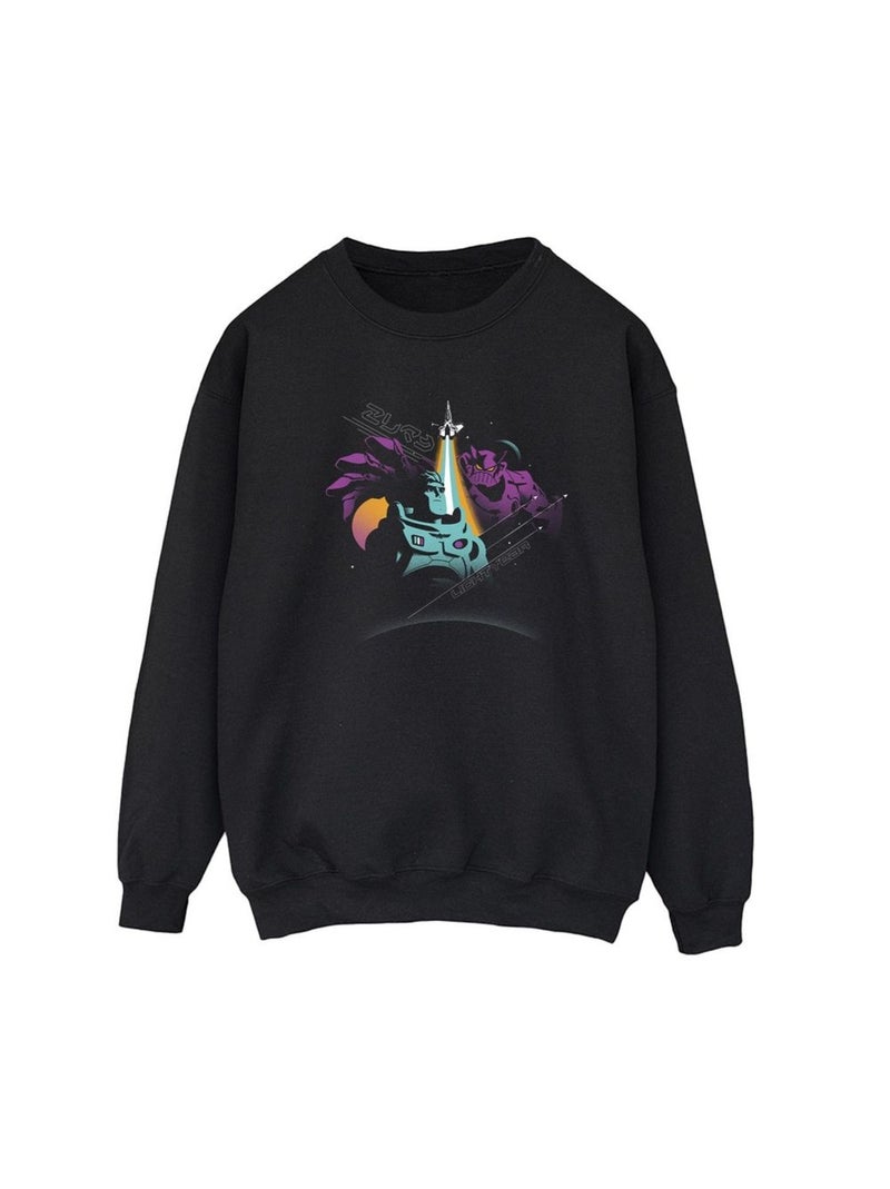 Disney - Sweat LIGHTYEAR IN SPACE Noir - Kiabi