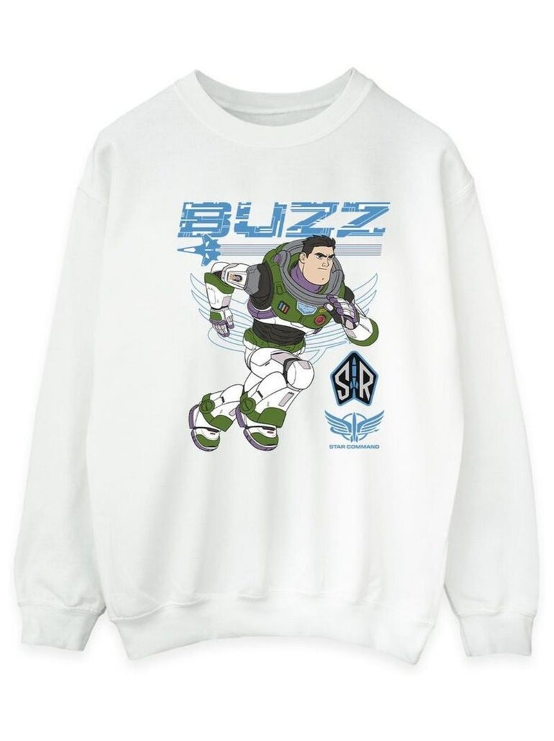 Disney - Sweat LIGHTYEAR RUN TO ACTION Blanc - Kiabi