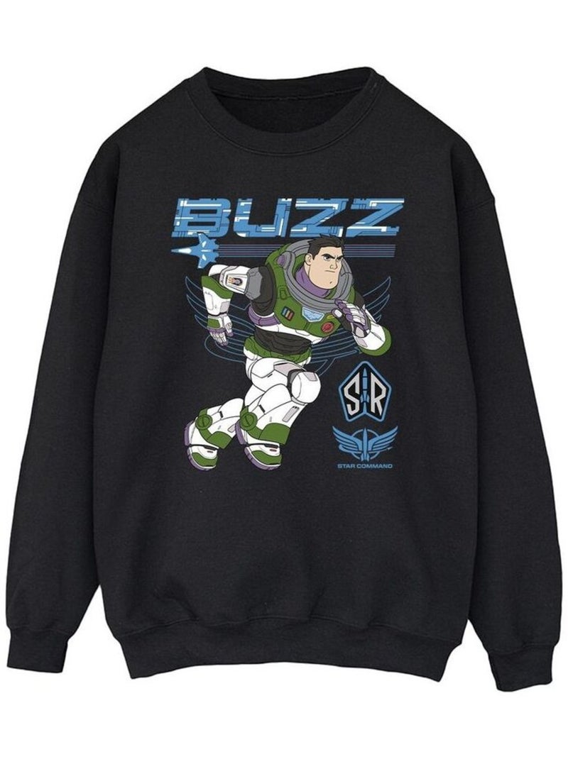 Disney - Sweat LIGHTYEAR RUN TO ACTION Noir - Kiabi