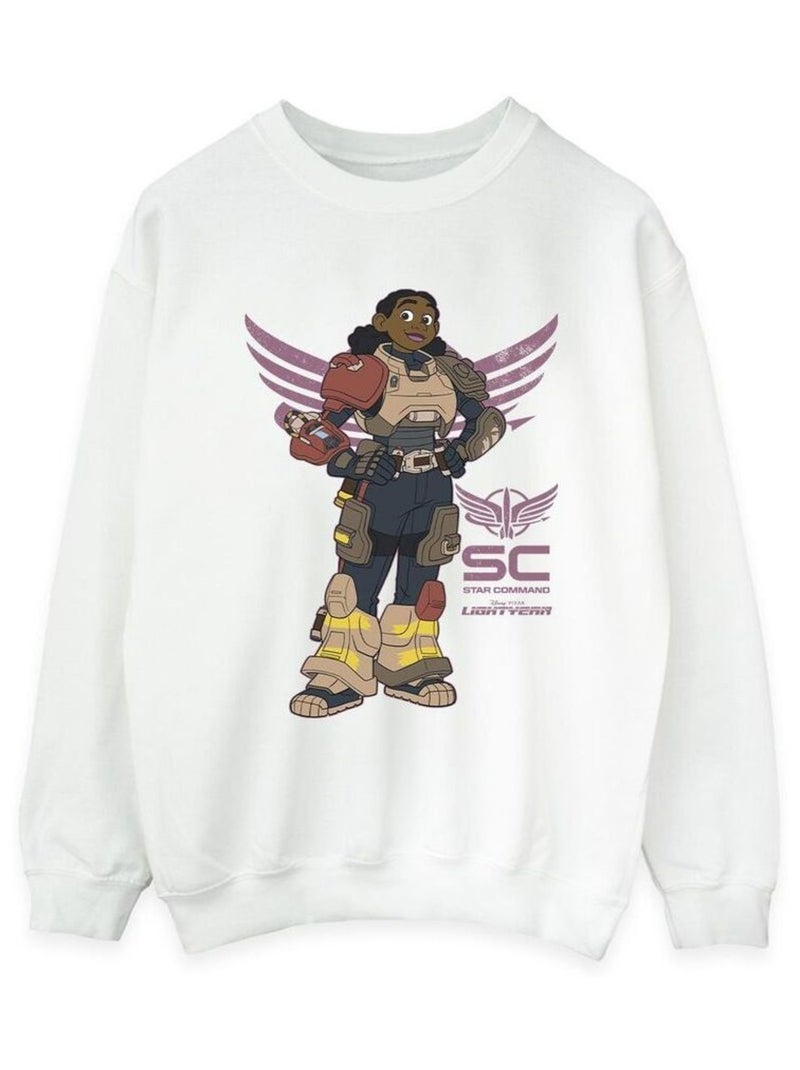 Disney - Sweat LIGHTYEAR STAR COMMAND Blanc - Kiabi