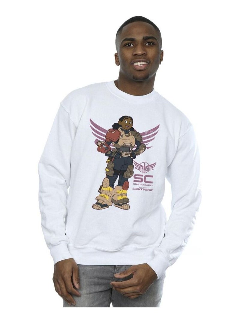 Disney - Sweat LIGHTYEAR STAR COMMAND Blanc - Kiabi