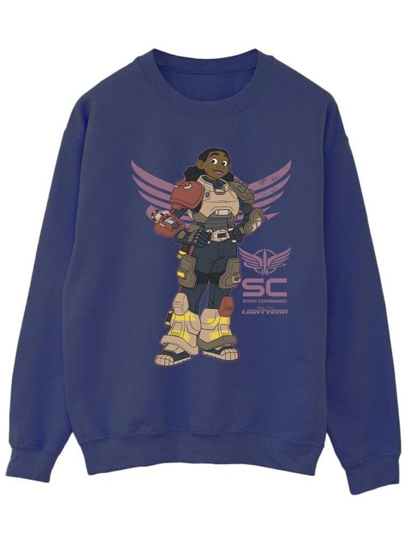 Disney - Sweat LIGHTYEAR STAR COMMAND Bleu marine - Kiabi