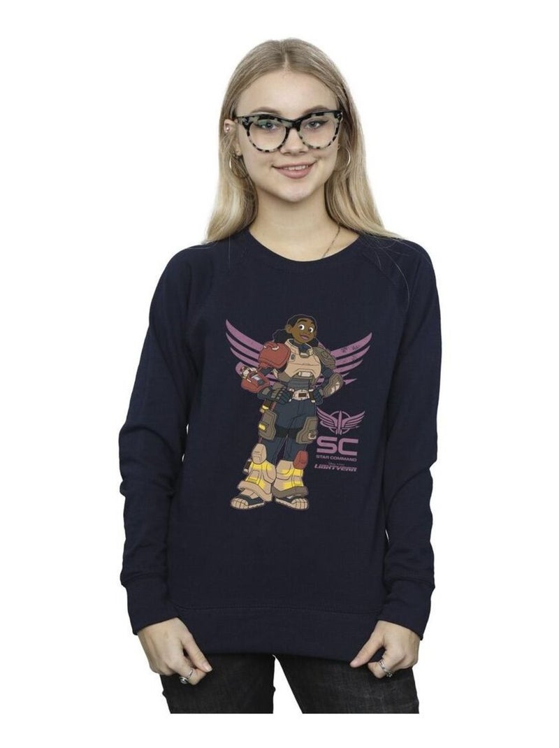 Disney - Sweat LIGHTYEAR STAR COMMAND Bleu marine - Kiabi