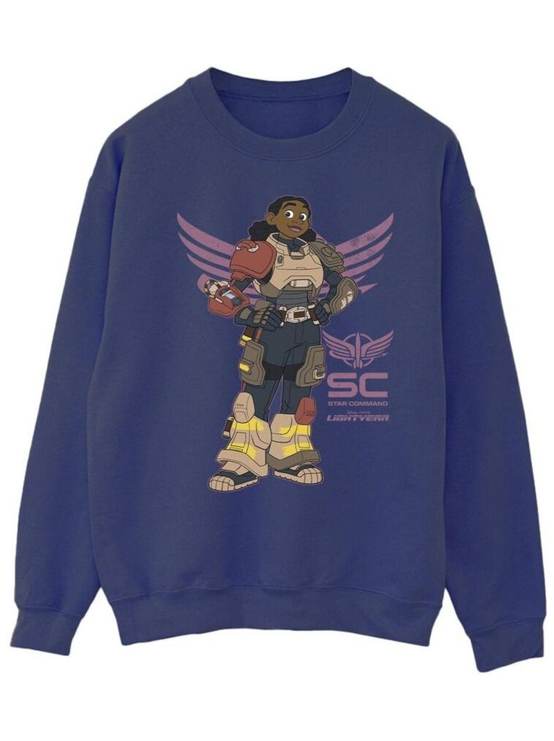 Disney - Sweat LIGHTYEAR STAR COMMAND Bleu marine - Kiabi