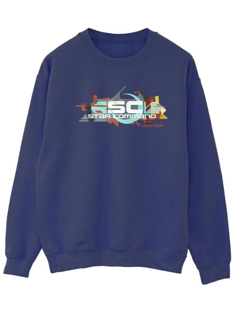 Disney - Sweat LIGHTYEAR STAR COMMAND GRAPHIC TITLE Bleu marine - Kiabi