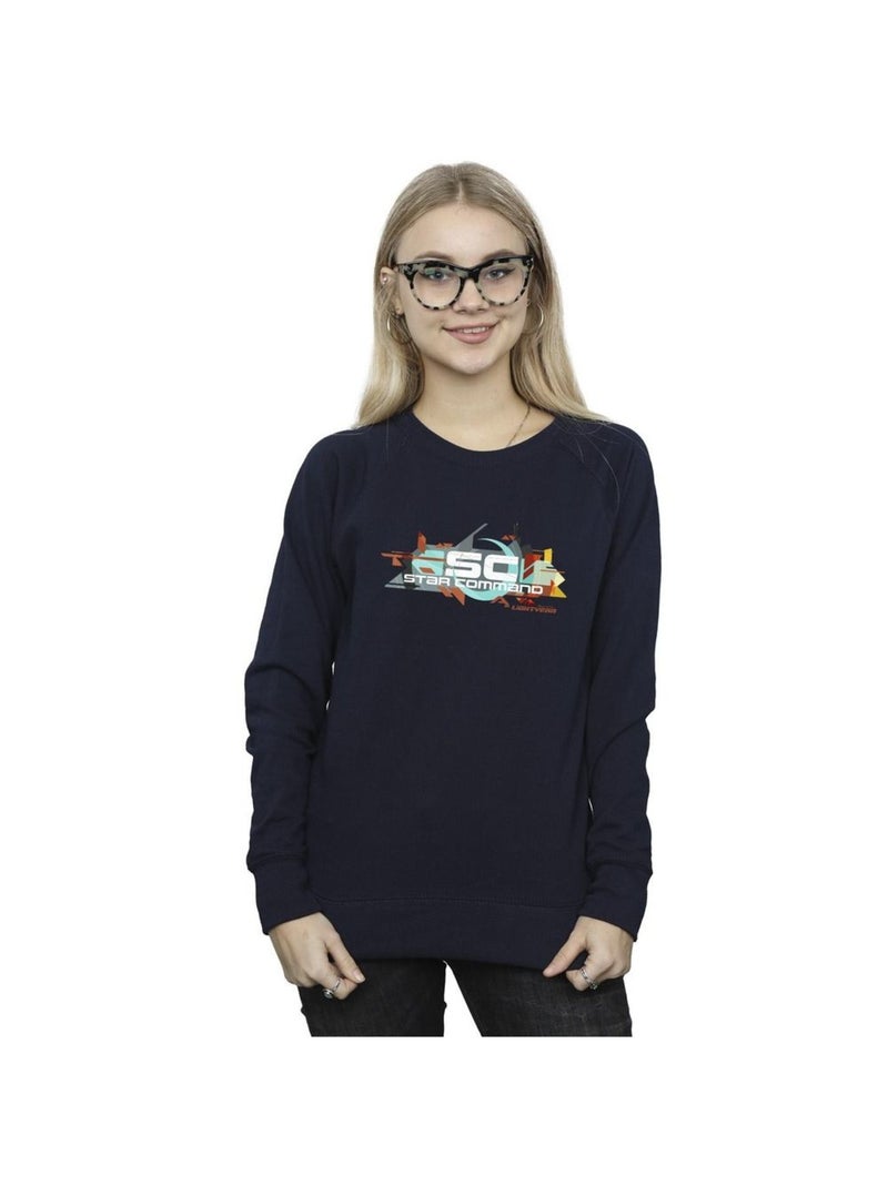 Disney - Sweat LIGHTYEAR STAR COMMAND GRAPHIC TITLE Bleu marine - Kiabi
