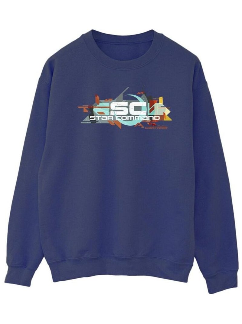 Disney - Sweat LIGHTYEAR STAR COMMAND GRAPHIC TITLE Bleu marine - Kiabi