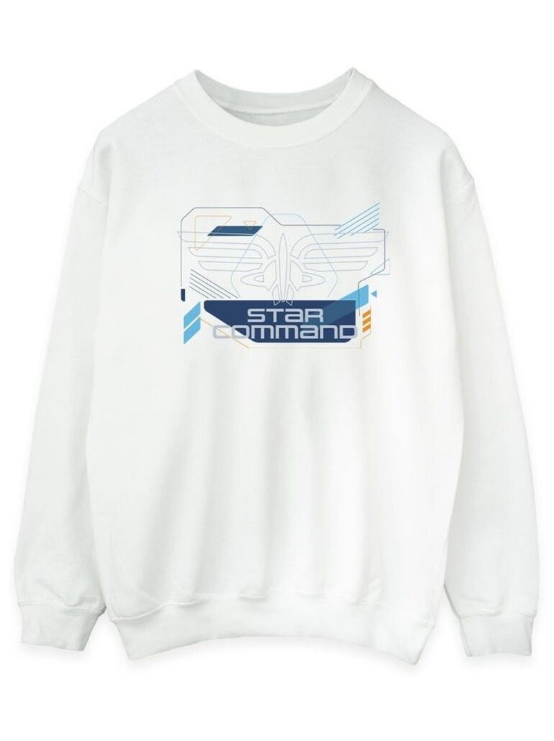 Disney - Sweat LIGHTYEAR STAR COMMANDS Blanc - Kiabi
