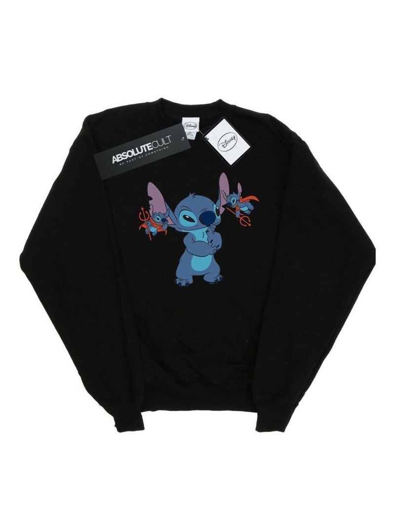 Disney - Sweat LITTLE DEVILS Noir - Kiabi