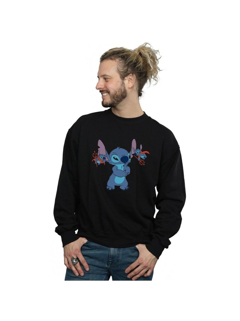 Disney - Sweat LITTLE DEVILS Noir - Kiabi