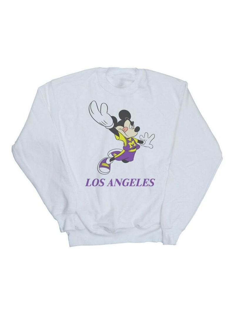 Disney - Sweat LOS ANGELES Blanc - Kiabi