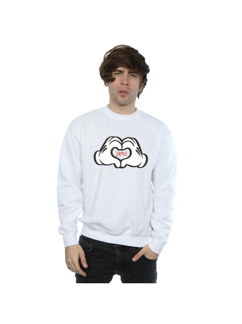 Disney - Sweat LOVES YOU Blanc - Kiabi