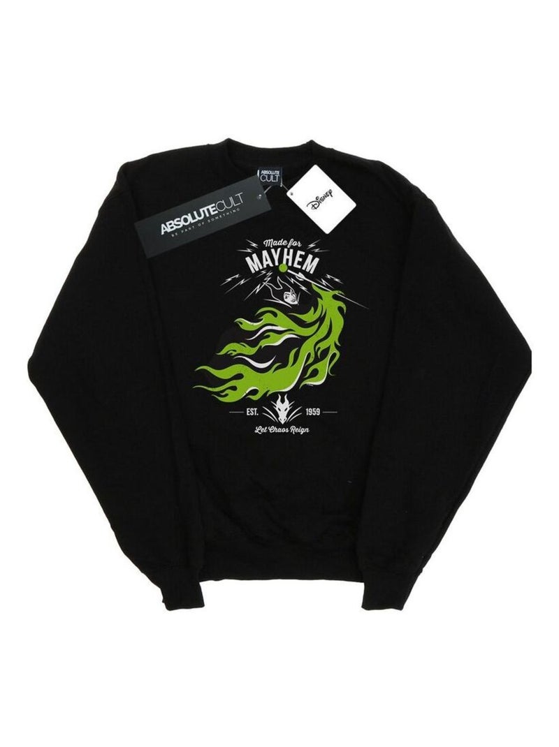 Disney - Sweat MADE FOR MAYHEM Noir - Kiabi