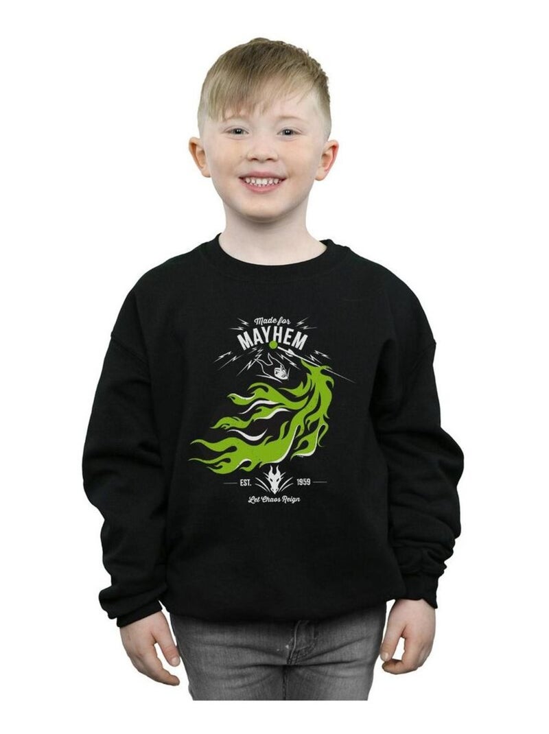 Disney - Sweat MADE FOR MAYHEM Noir - Kiabi