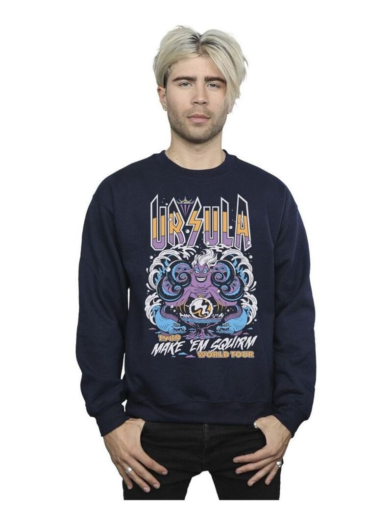 Disney - Sweat MAKE EM SQUIRM Bleu marine - Kiabi