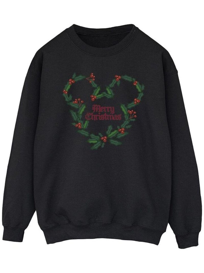 Disney - Sweat MERRY HOLLY Noir - Kiabi
