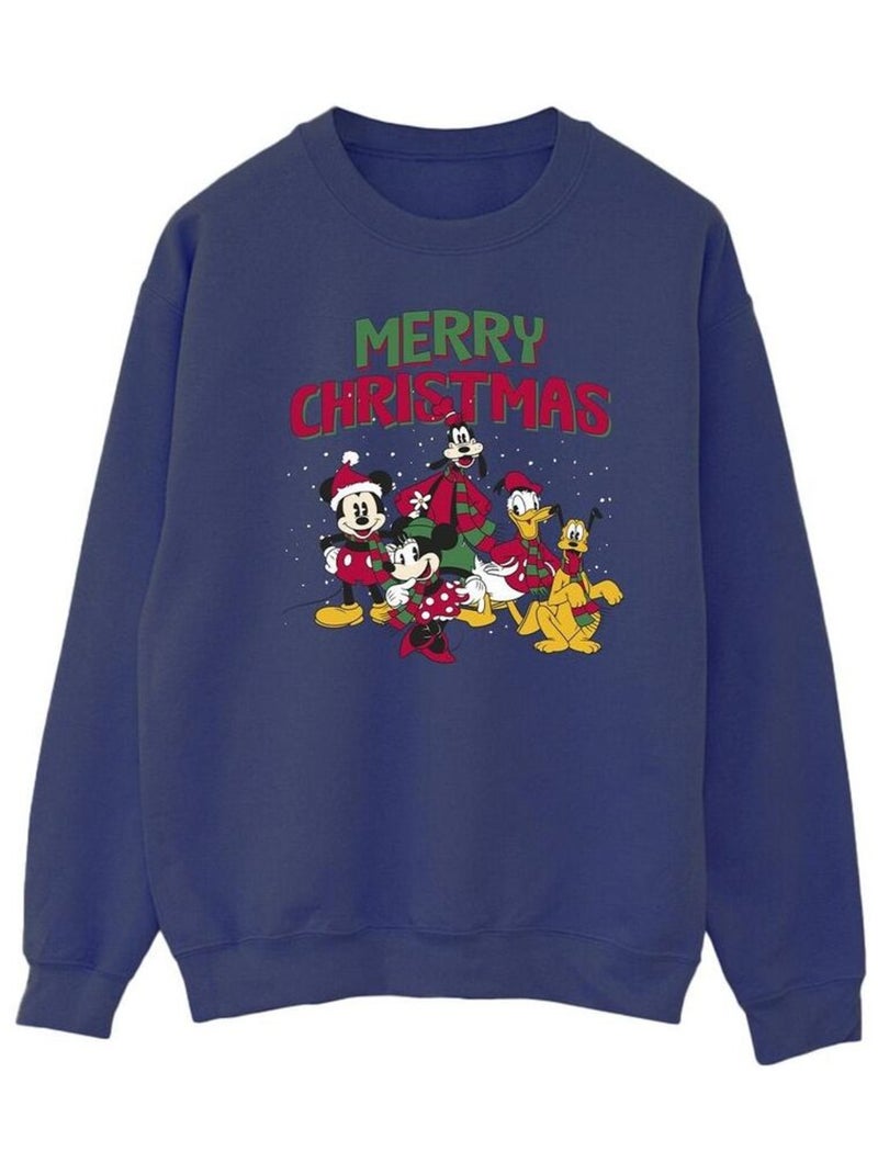 Disney - Sweat MERRYS Bleu marine - Kiabi