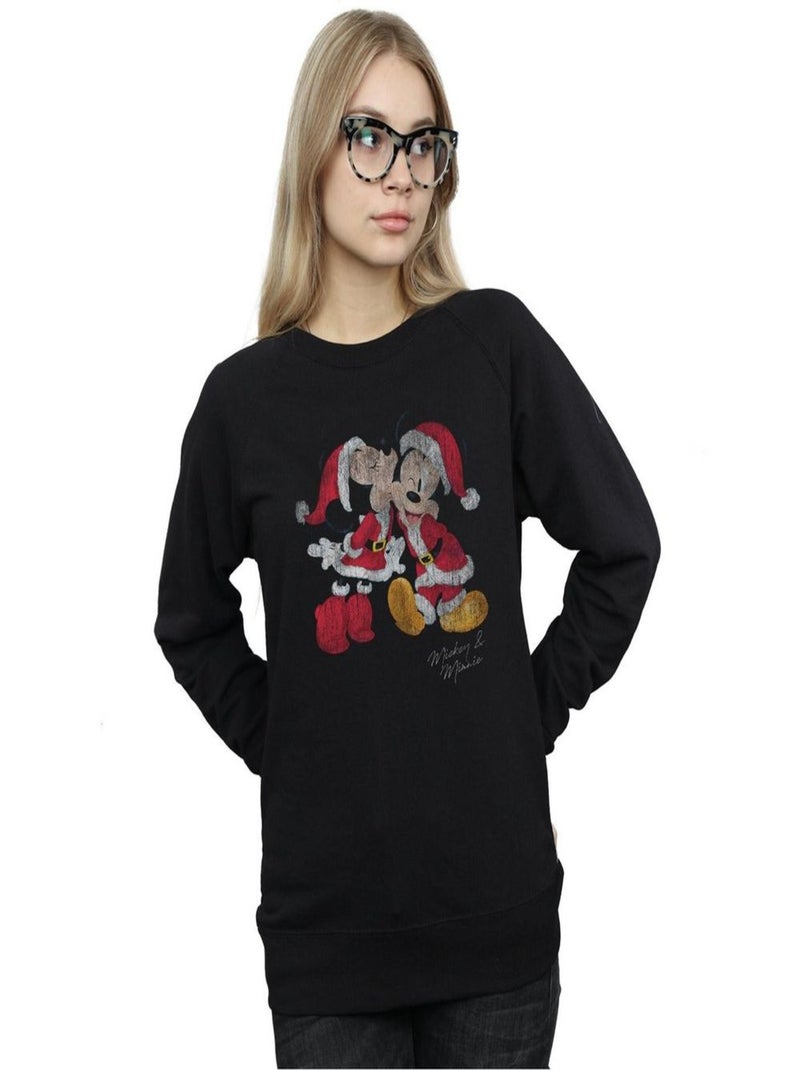 Disney - Sweat MICKEY AND MINNIE Noir - Kiabi