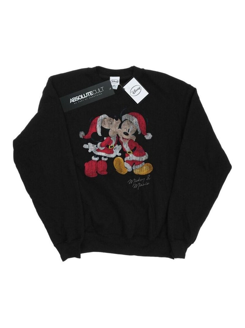Disney - Sweat MICKEY AND MINNIE Noir - Kiabi