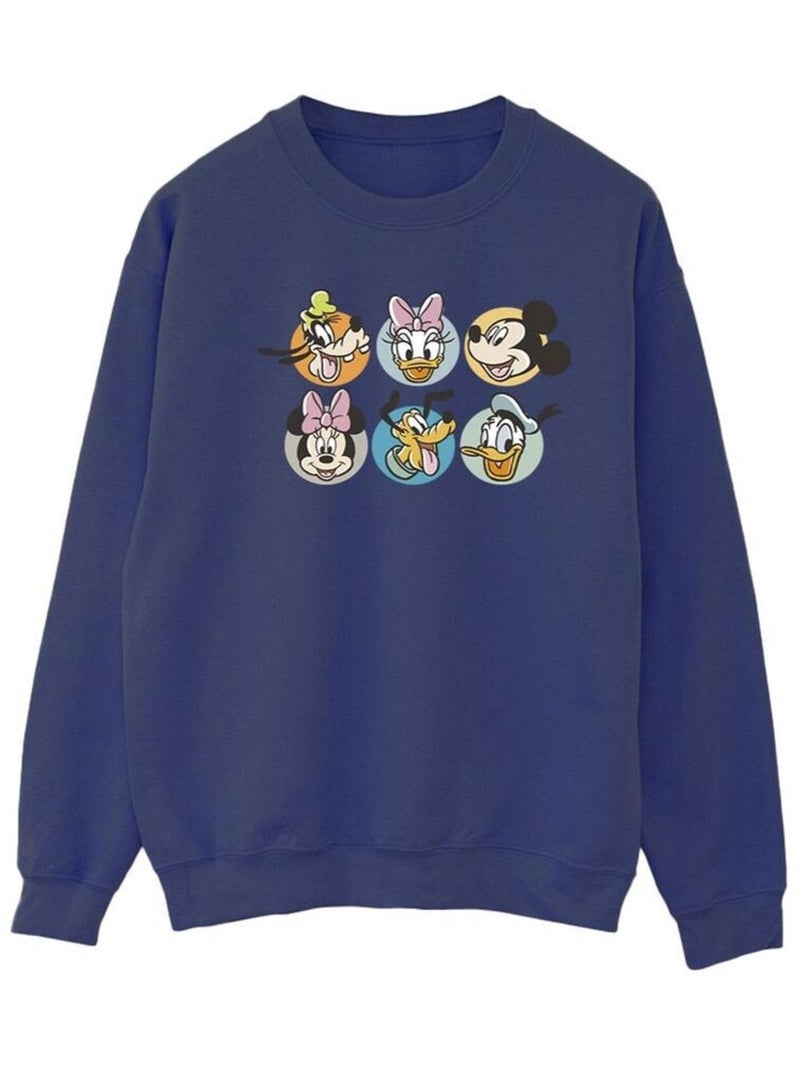 Disney - Sweat MICKEY MOUSE AND FRIENDS Bleu marine - Kiabi