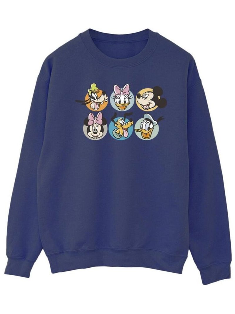 Disney - Sweat MICKEY MOUSE AND FRIENDS Bleu marine - Kiabi