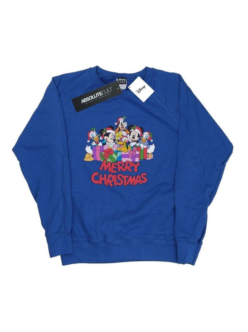 Disney - Sweat MICKEY MOUSE AND FRIENDS Bleu roi - Kiabi