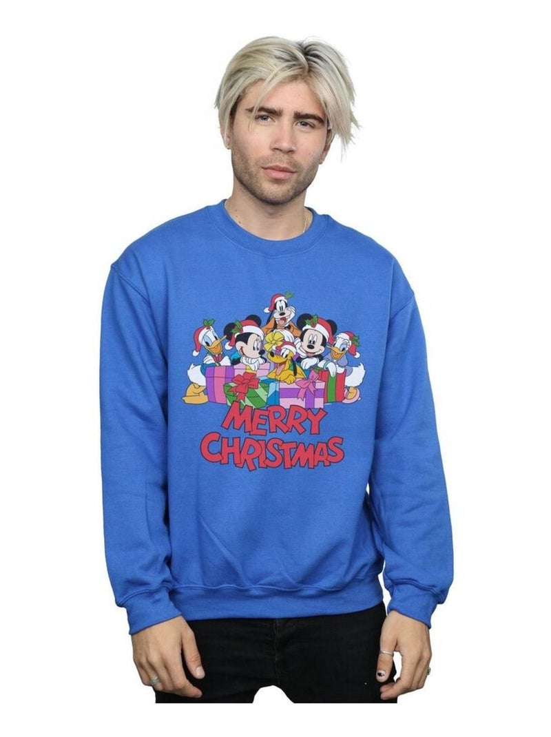 Disney - Sweat MICKEY MOUSE AND FRIENDS Bleu roi - Kiabi