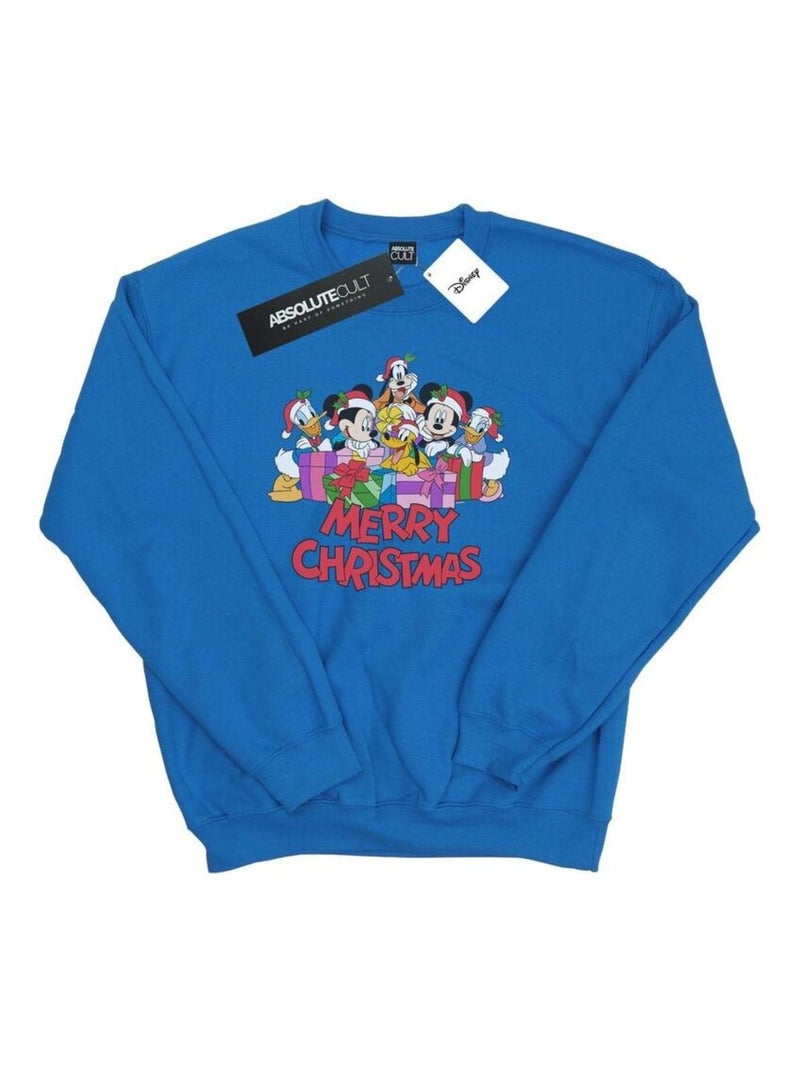 Disney - Sweat MICKEY MOUSE AND FRIENDS Bleu roi - Kiabi