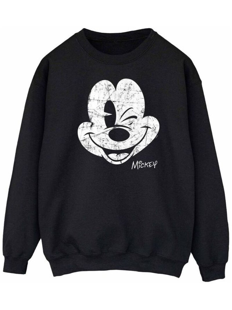 Disney - Sweat (Mickey Mouse) Noir - Kiabi