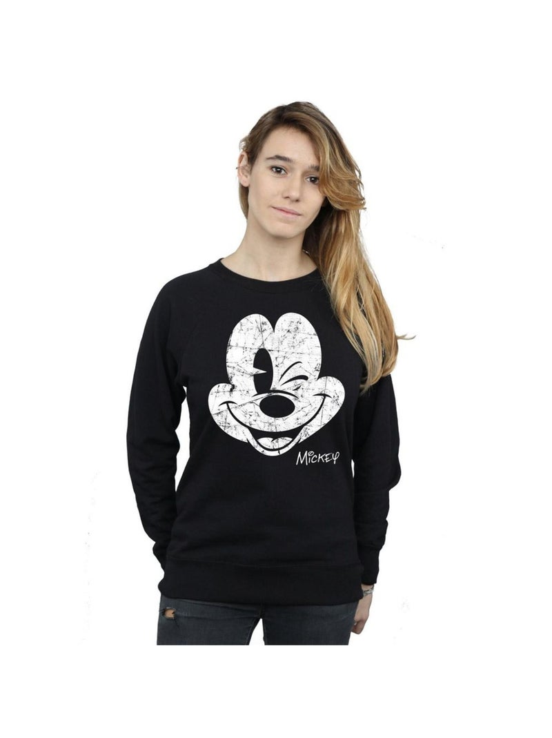 Disney - Sweat (Mickey Mouse) Noir - Kiabi