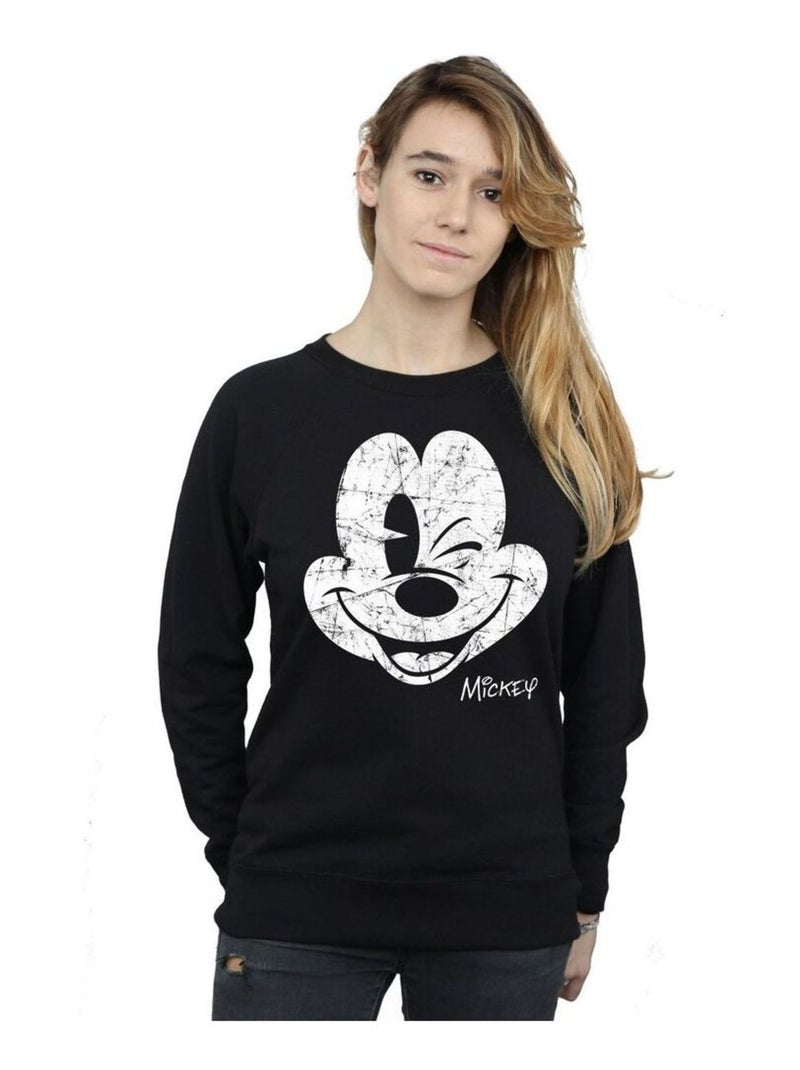 Disney - Sweat (Mickey Mouse) Noir - Kiabi