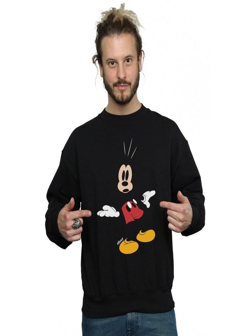 Disney - Sweat (Mickey Mouse) Noir - Kiabi