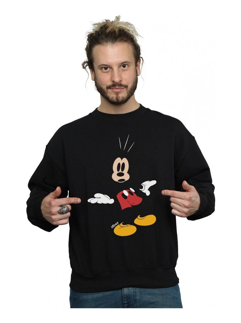 Disney - Sweat (Mickey Mouse) Noir - Kiabi