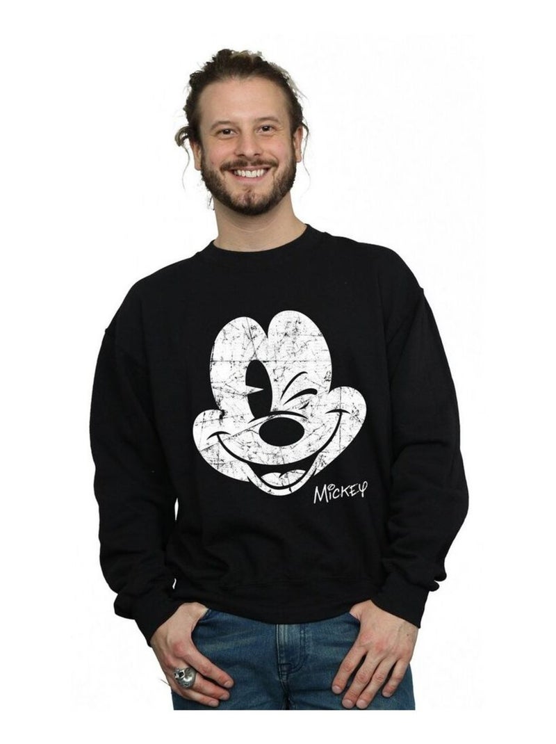 Disney - Sweat (Mickey Mouse) Noir - Kiabi