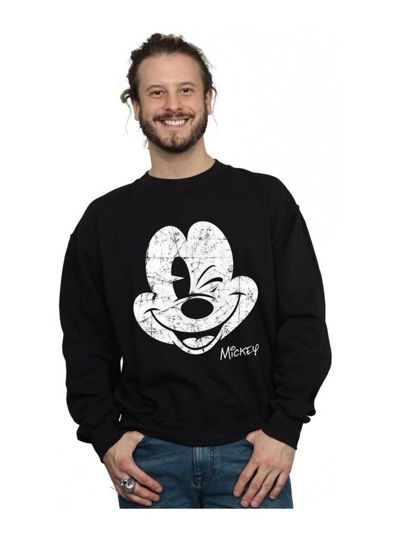 Disney - Sweat (Mickey Mouse) Noir - Kiabi